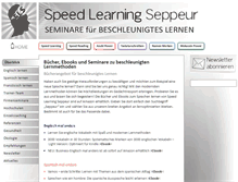 Tablet Screenshot of beschleunigtes-lernen.de